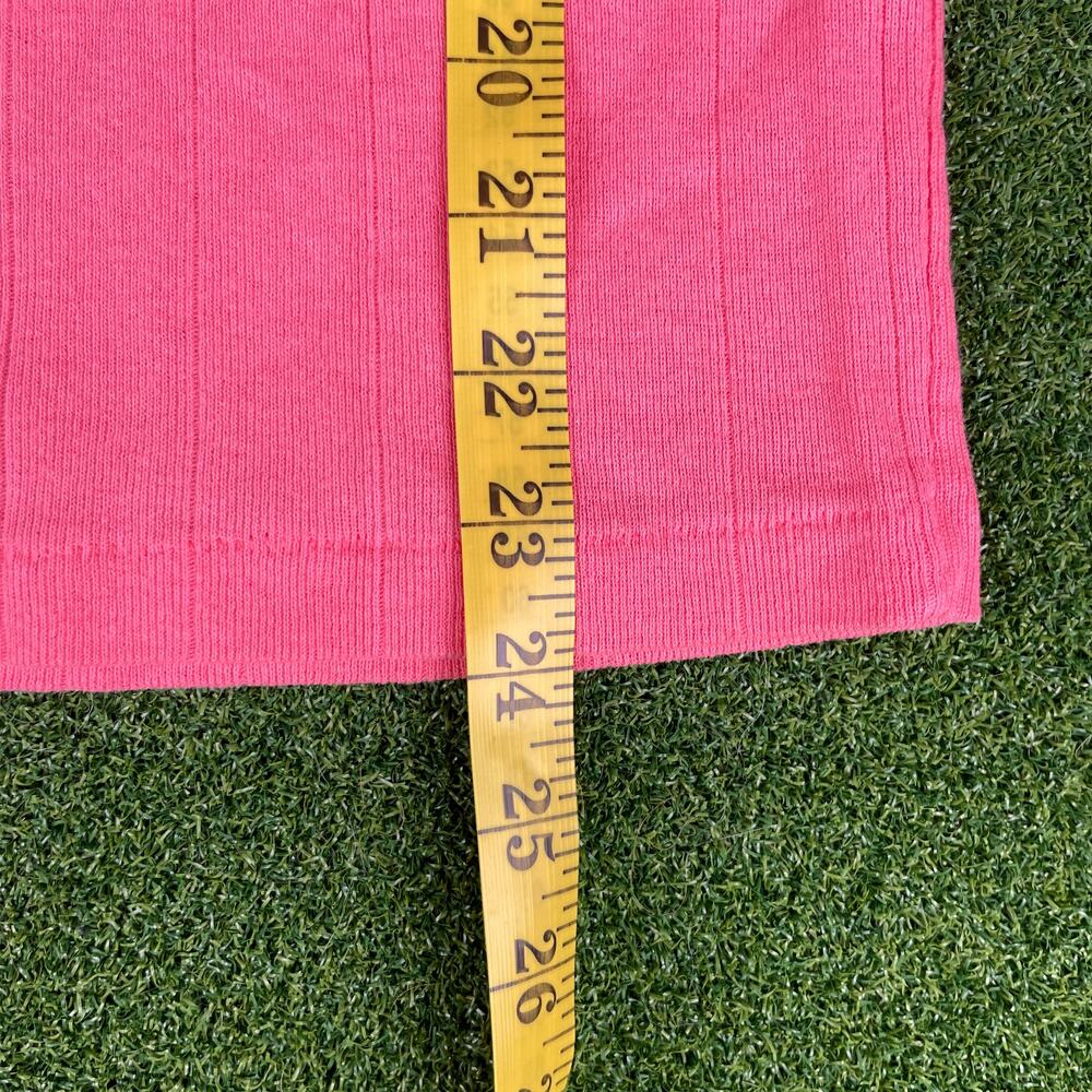 Vintage Backroad Blues Pink Ribbed Tank Top Sz XS - Picture 6 of 6